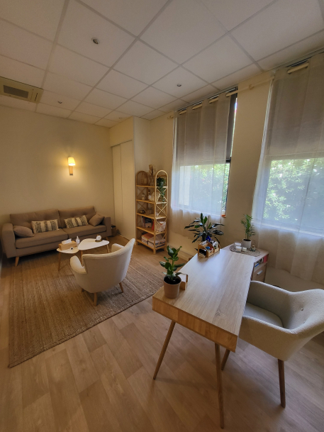 Bureau du cabinet de psychologie de Morgane Laroche à Montpellier